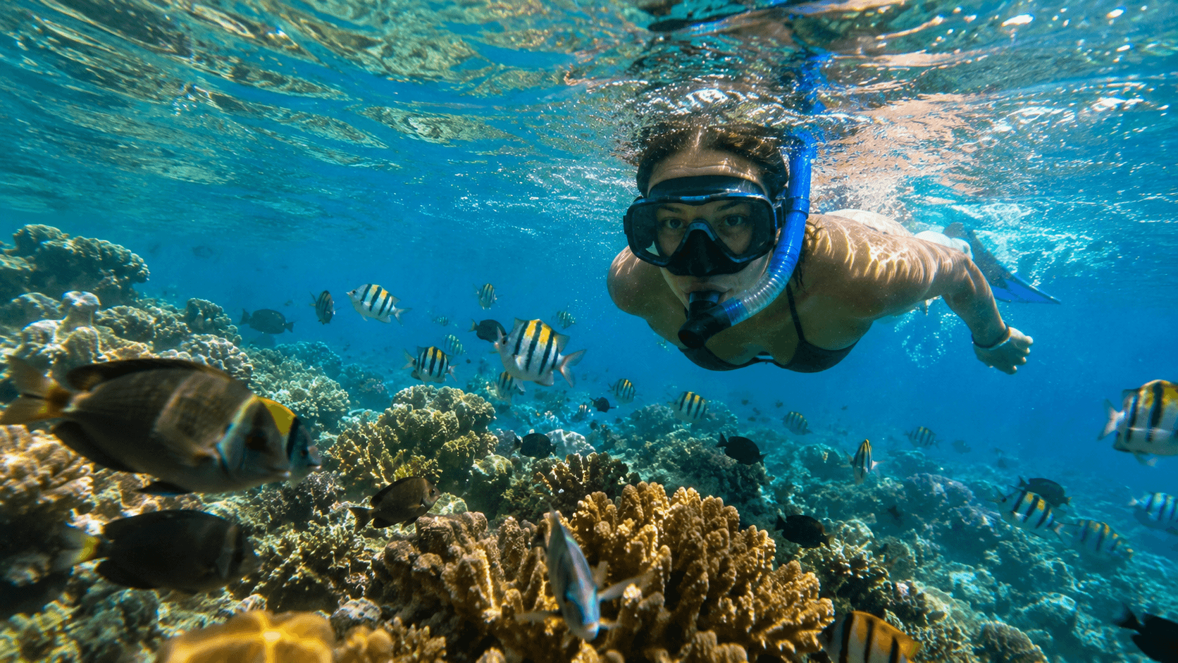 Snorkeling dans les eaux claires malgaches
